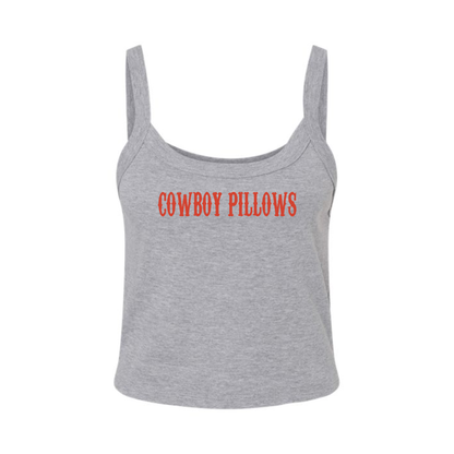 Cowboy Pillows Tank Top – Fitted Western Graphic Crop Tank