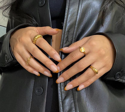 ALISSE 18K GOLD PLATED RING