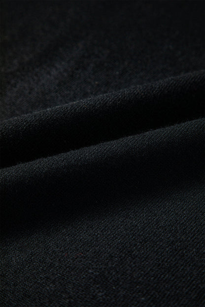Solid Asymmetric Neck Sweater Mini Dress
