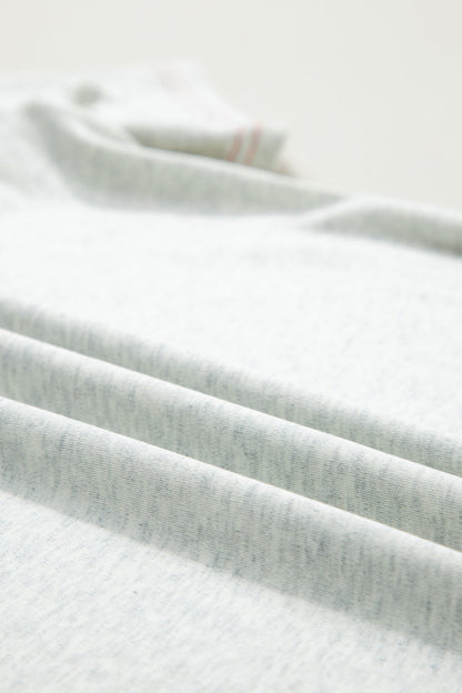 Reversible Contrast Stitching Mock Neck T-Shirt