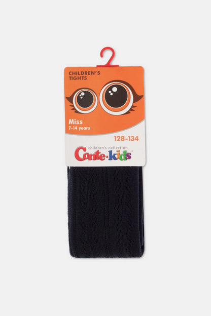 Conte-Kids Cotton Tights Miss 617 - Lace Pattern