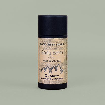 CLARITY BODY BALM |  Solid Lotion Bar - Lemongrass & Lavender