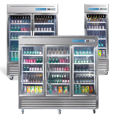 Commercial Glass Door Refrigerator, Fridge, Cooler