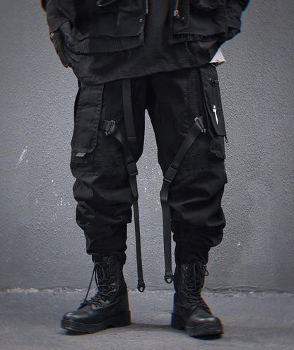 HiP46 Black NX Cargo Pants