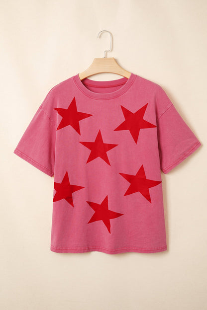 Independence Day Star Mineral Wash T-Shirt