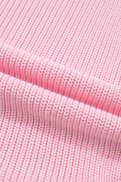 Solid Button Front V-Neck Sweater Knit Vest