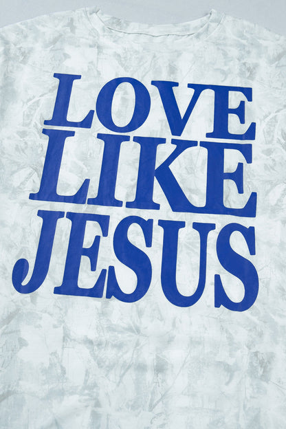 Love Like Jesus Camo Oversize Graphic T-Shirt