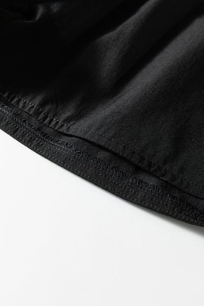 Varsity Stripe Elastic Waist Athleisure Shorts