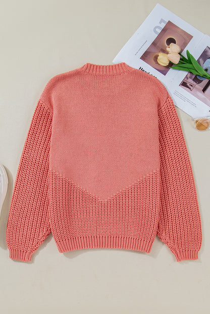 Pumpkin Embroidered Thanksgiving Holiday Sweater