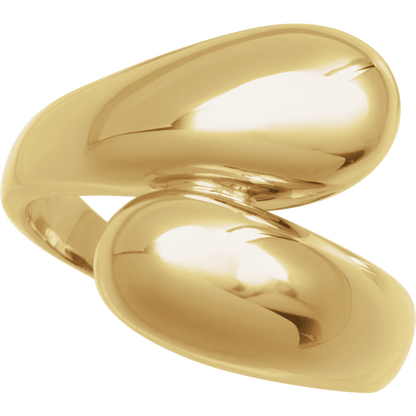 Dualité Sculptée Ring 14K Yellow Gold