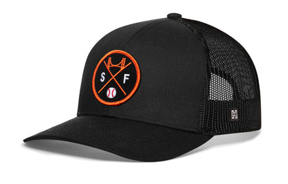 San Francisco Trucker Hat  |  SF X Baseball Snapback