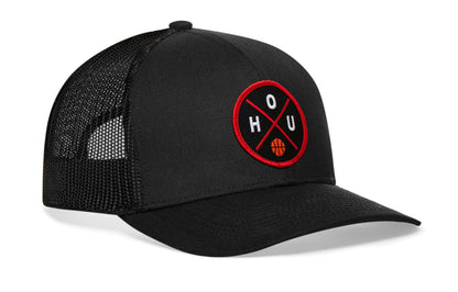 Houston Trucker Hat  |  HOU X Basketball Snapback