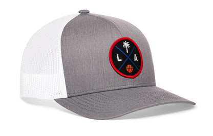 Los Angeles Trucker Hat  |  LA X Basketball Snapback