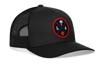 Los Angeles Trucker Hat  |  LA X Basketball Snapback