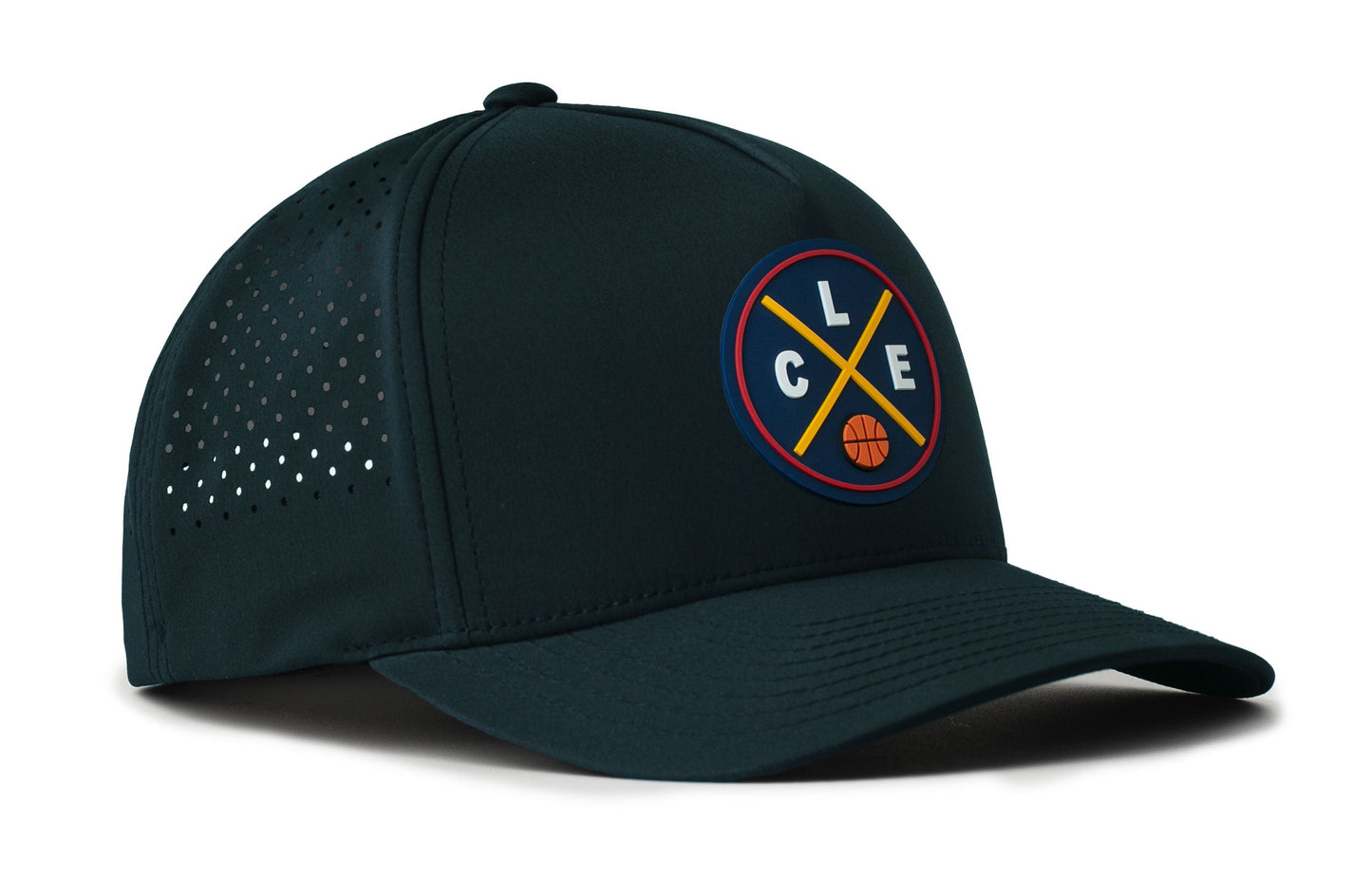 Cleveland Basketball Performance 5-Panel Hat  |  CLE X Flexfit® Snapback