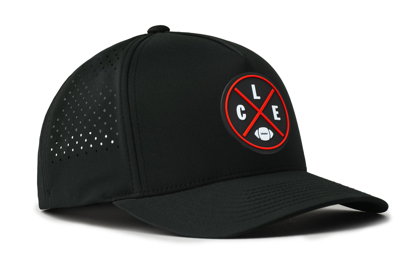 Cleveland Football Performance 5-Panel Hat  |  CLE X Flexfit® Snapback