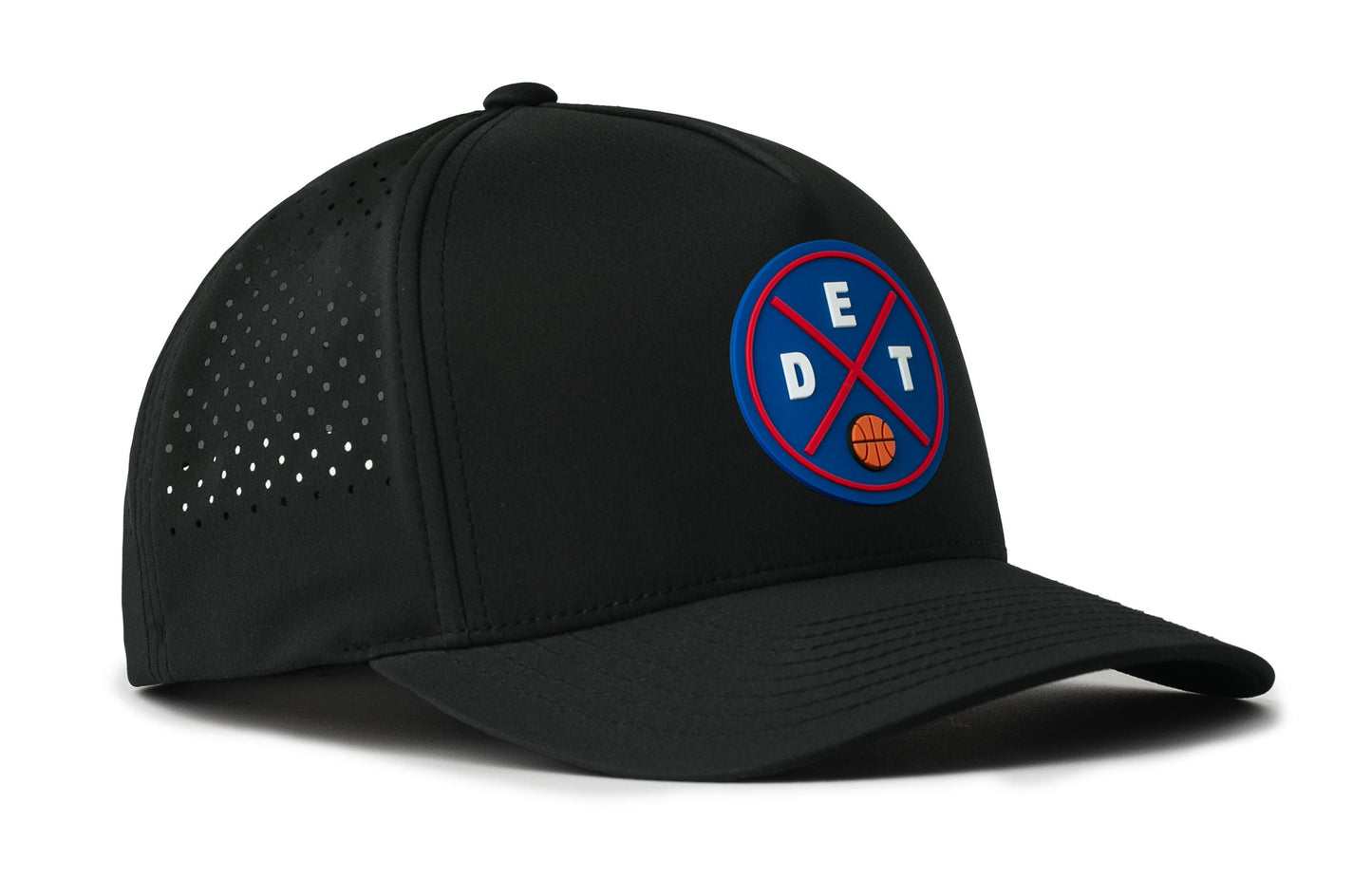 Detroit Basketball Performance 5-Panel Hat  |  DET X Flexfit® Snapback
