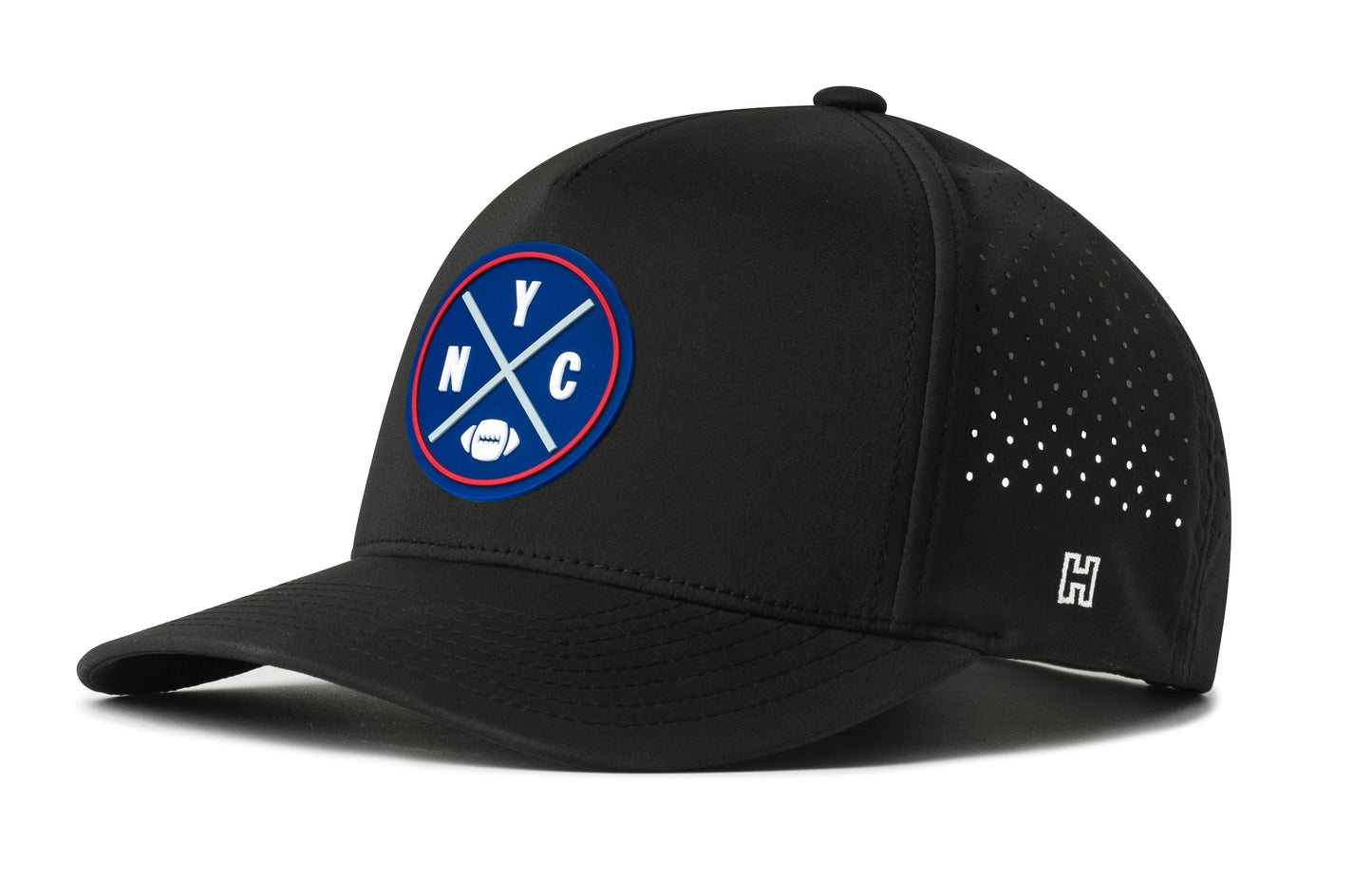 New York Football Performance 5-Panel Hat  |  Blue NYC X Flexfit® Snapback