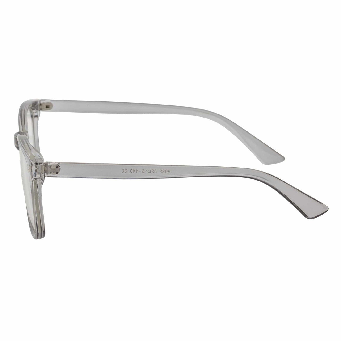 HARPER - Classic Horn Rimmed Blue Light Glasses Clear Gray Clear Lens