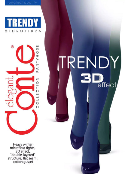 Tights Conte Trendy 150 Den - Microfiber 3D effect
