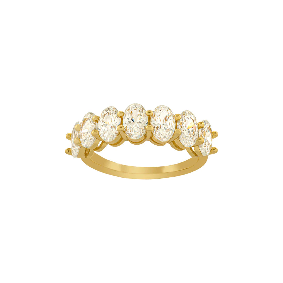 Oval Crown Ring
