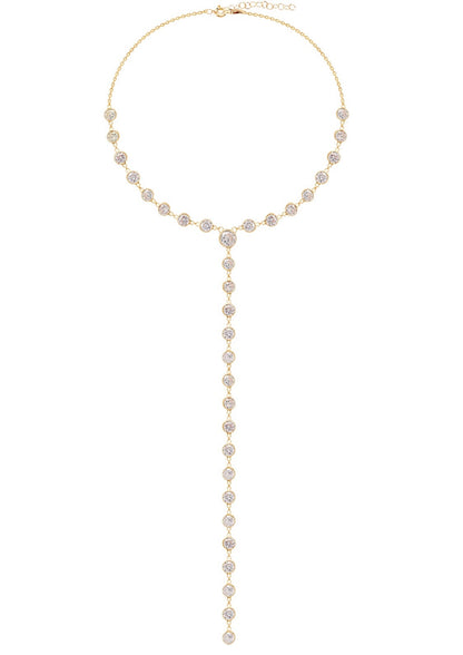Crystal Drop Lariat