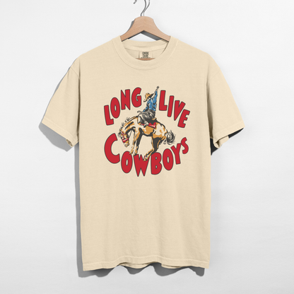 Long Live Cowboys Graphic Tee – Vintage Rodeo Western Shirt