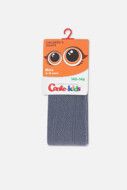 Conte-Kids Cotton Tights Miss 617 - Lace Pattern