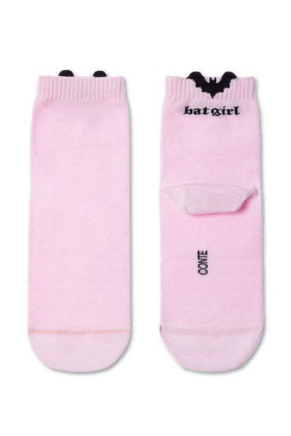 Cotton Socks Conte Classic 245 - Picot "Batgirl"