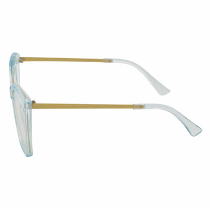 KATE - Oversize Womens Cat Eye Blue Light Glasses Clear Blue Clear Lens