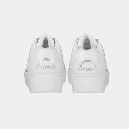 LA Gear Kids Flame Lowtop | White