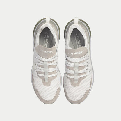 LA Gear Women's Runyon Lowtop | White x Gray