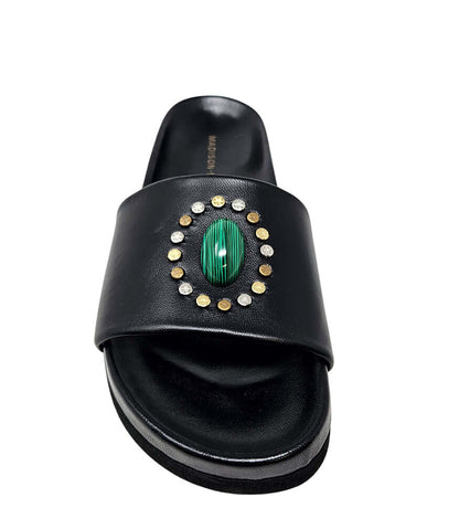 Athena Black Open Toe Sandal