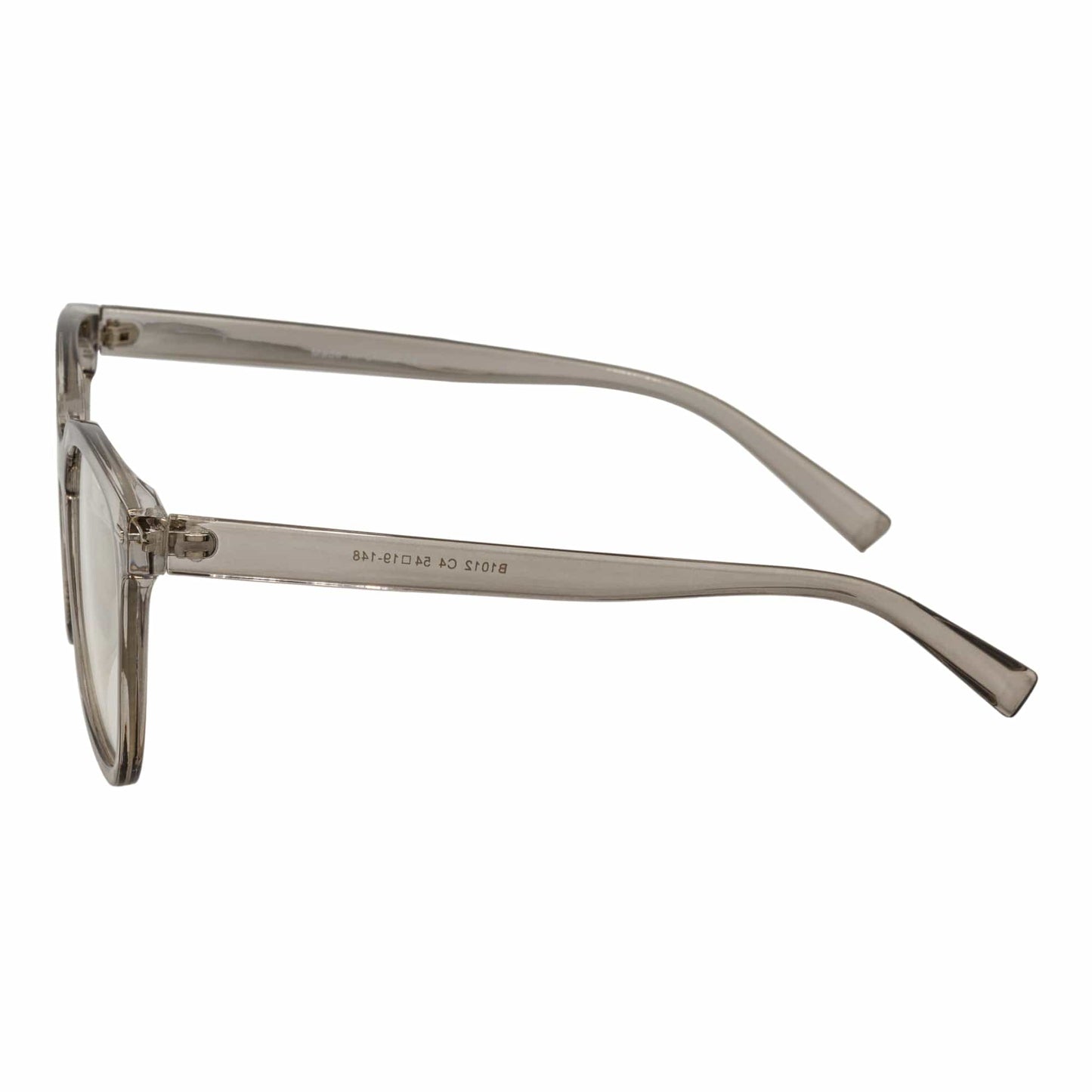 NEWPORT - Oversize Large Modern Square Glasses Clear Gray Clear Lens