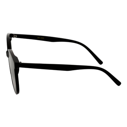 CIARA - Polarized Womens Oversize 2 Pin Cat Eye Sunglasses Black Smoke