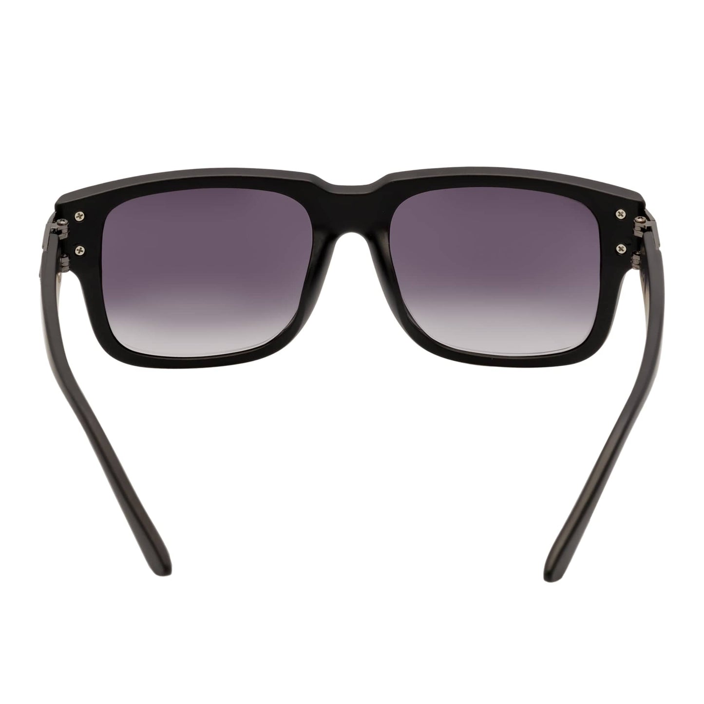 IMPERIAL - Square Two-Tone Metal Square Sunglasses Black-Gunmetal Lavender