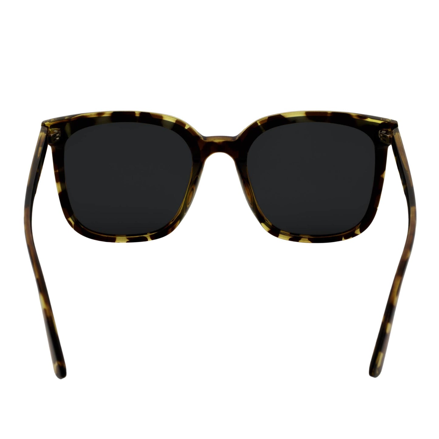 KARA - Polarized Womens Oversize Cat Eye Sunglasses Green Tortoise Smoke