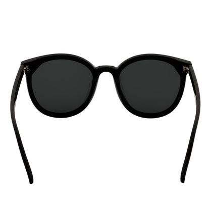 KYLEE - Polarized Womens Oversize 2 Pin Cat Eye Sunglasses Black Smoke