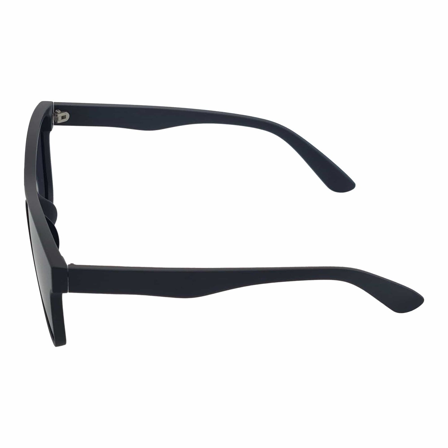 PRIME TIME - Polarized Flat Modern Lens Sunglasses Matte Black Dark Smoke