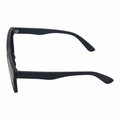 PRIME TIME - Polarized Flat Modern Lens Sunglasses Matte Black Dark Smoke