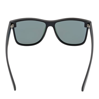PRIME TIME - Polarized Flat Modern Lens Sunglasses Matte Black Dark Smoke