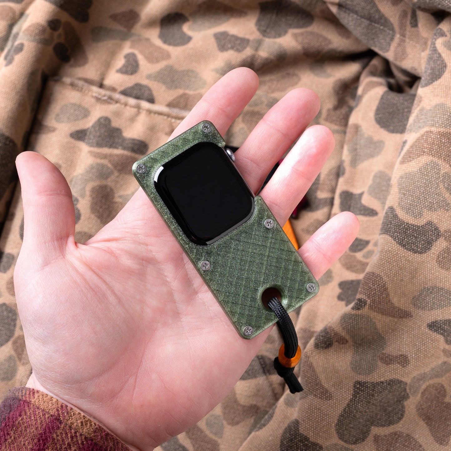 miniphone standard (mps) case for Apple Watch series 10/11 - olive green