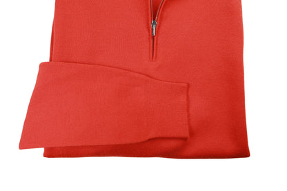 Manrico Cashmere Quarter-Zip Mock Neck Sweater