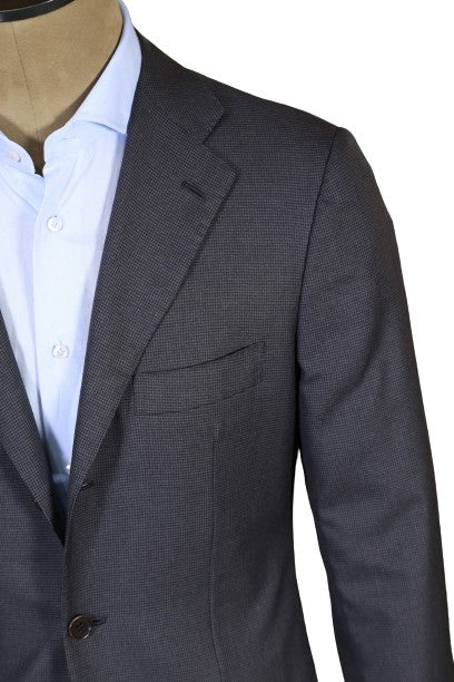 Kiton Micro Houndstooth Wool Sport Jacket