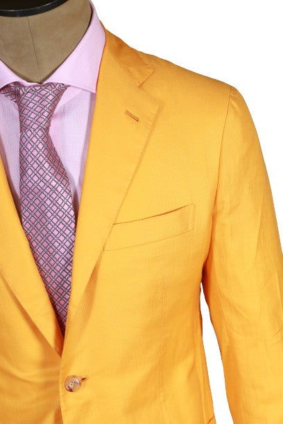 Kiton Birdseye Cotton-Linen Sport Jacket