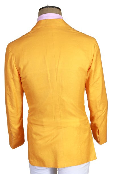 Kiton Birdseye Cotton-Linen Sport Jacket