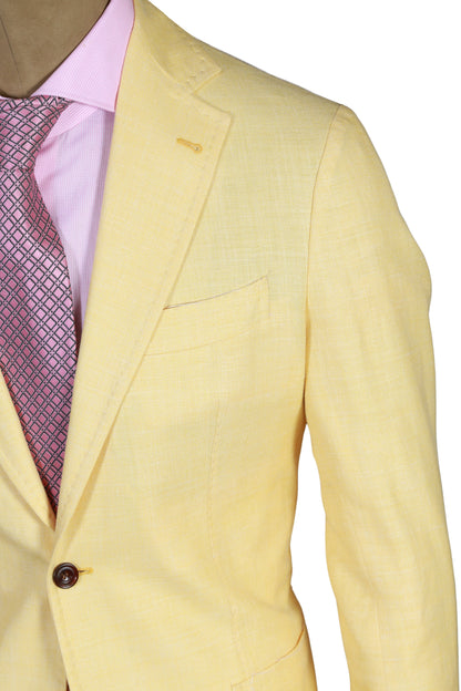 Sartorio Solid Silk-Linen-Wool Sport Jacket