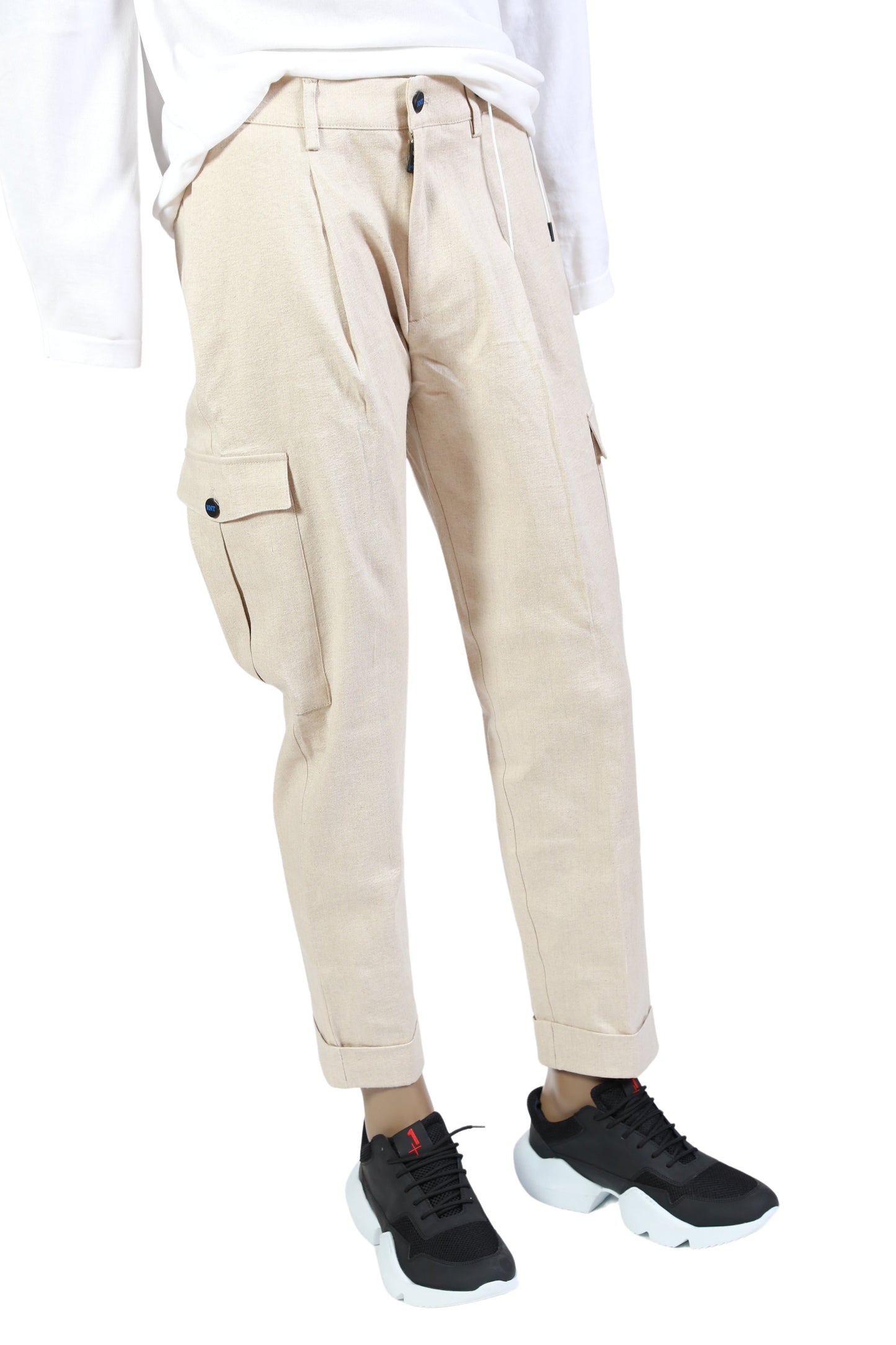 KNT by Kiton Wool Cargo Pants