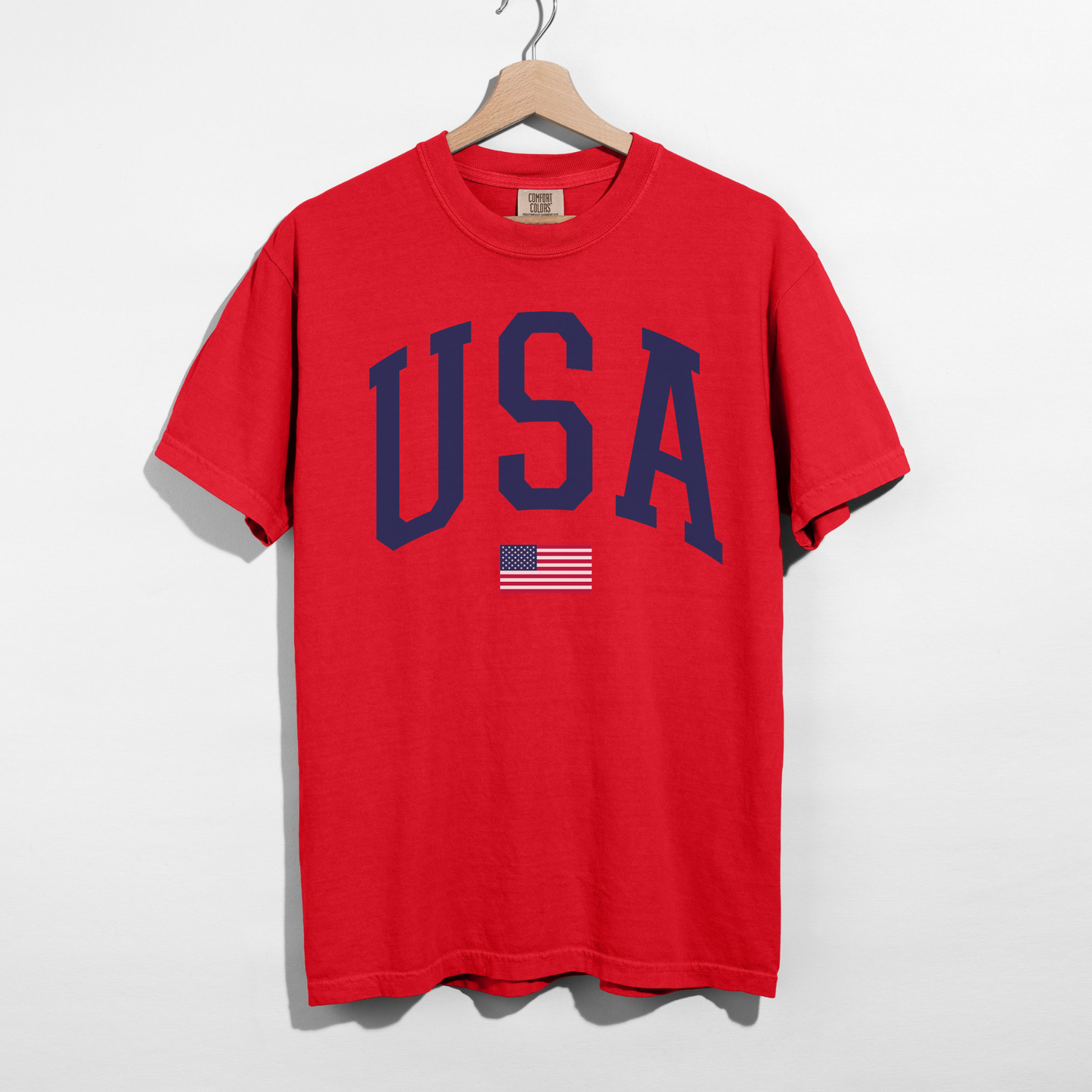 USA Varsity Graphic Tee – Classic Patriotic Shirt