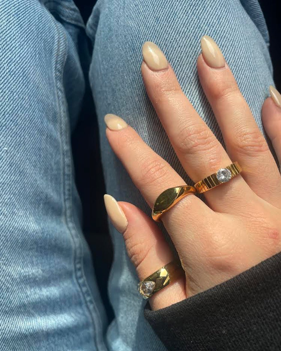 Cossete Crystal Gold Ring